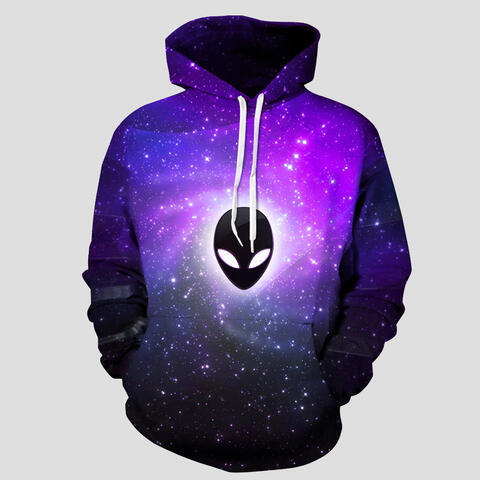 Full Size Printed Drawstring Hoodie with Pockets | 1mrk.com