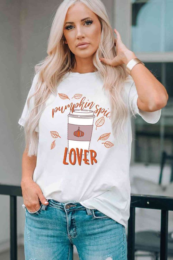 PUMPKIN SPICE LOVER Graphic T-Shirt | 1mrk.com