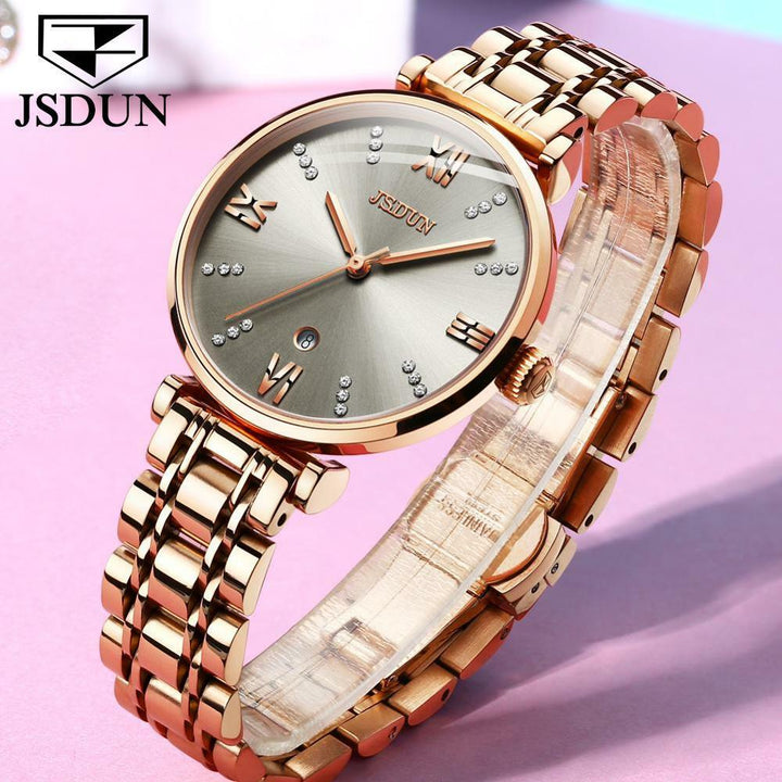 JSDUN 6533 Watch FOR Women Movement Diamond Automatic Mechanical JSDUN
