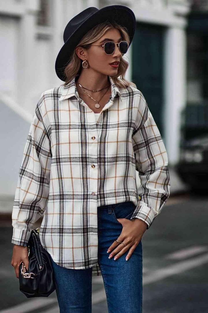 Plaid Long Sleeve Shirt |1mrk.com