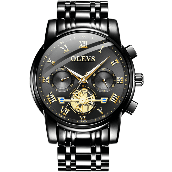 OLEVS 2859 Wrist Watch Men Fashion Business Quartz Movement Stainless | 1mrk.com