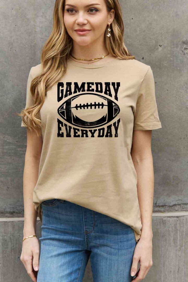 Simply Love Full Size GAMEDAY EVERYDAY Graphic Cotton Tee | 1mrk.com