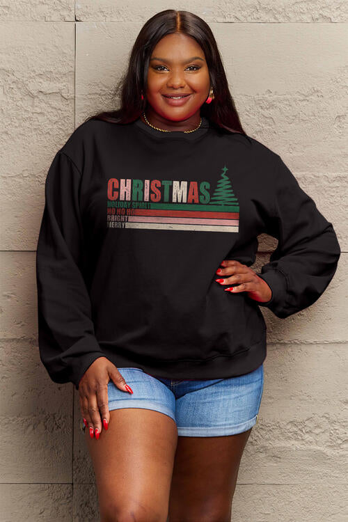 Simply Love Full Size CHRISTMAS Long Sleeve Sweatshirt |1mrk.com