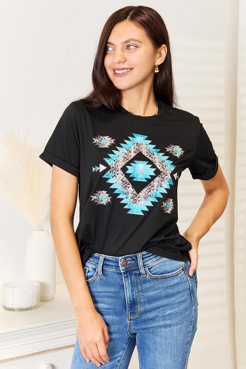 Simply Love Graphic Short Sleeve T-Shirt | 1mrk.com