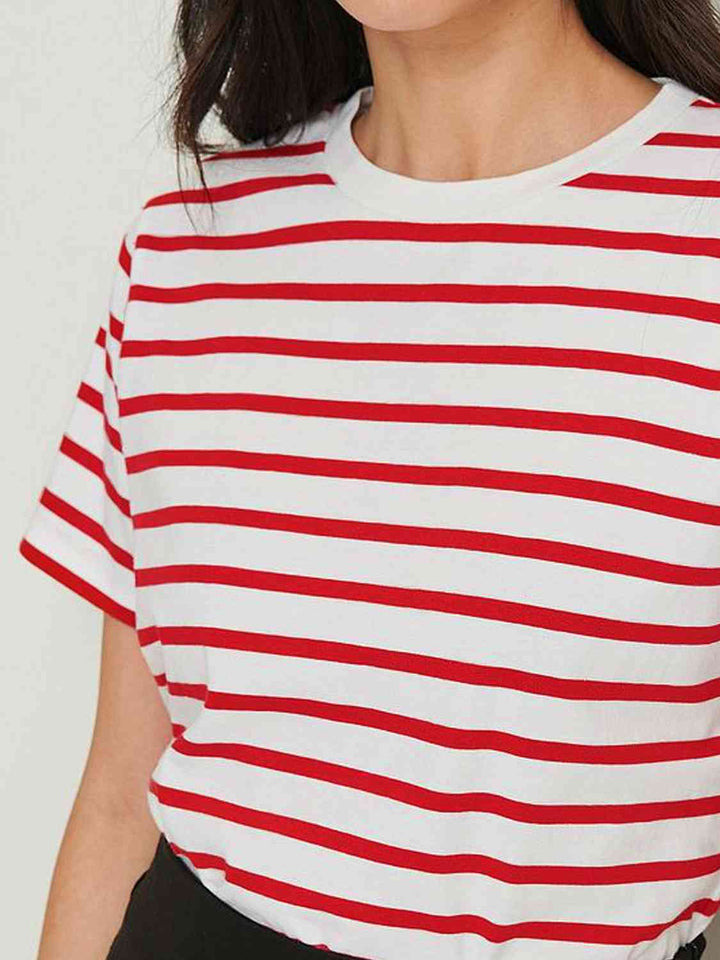 Striped Short Sleeve T-Shirt | 1mrk.com