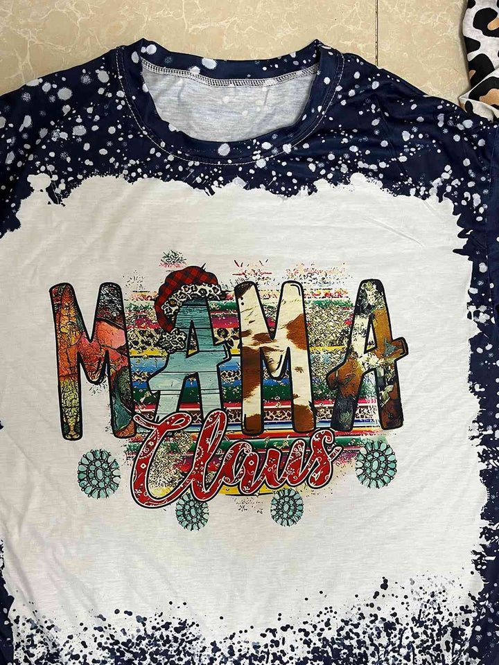 Plus Size MAMA CLAUS Graphic Long Sleeve Sweatshirt | 1mrk.com