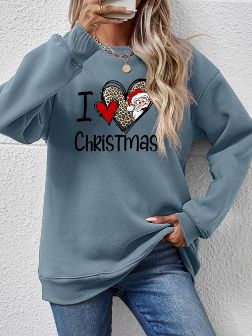 CHRISTMAS Graphic Round Neck Sweatshirt |1mrk.com