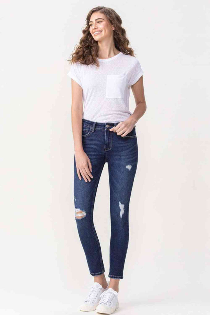 Lovervet Full Size Chelsea Midrise Crop Skinny Jeans | 1mrk.com