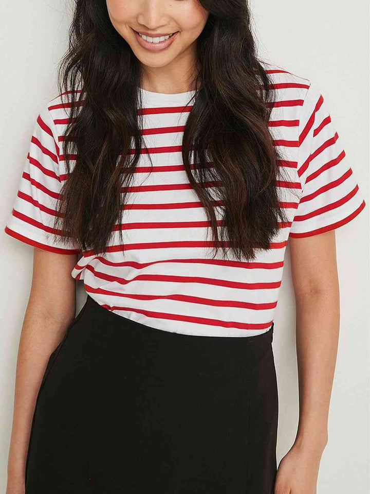 Striped Short Sleeve T-Shirt | 1mrk.com