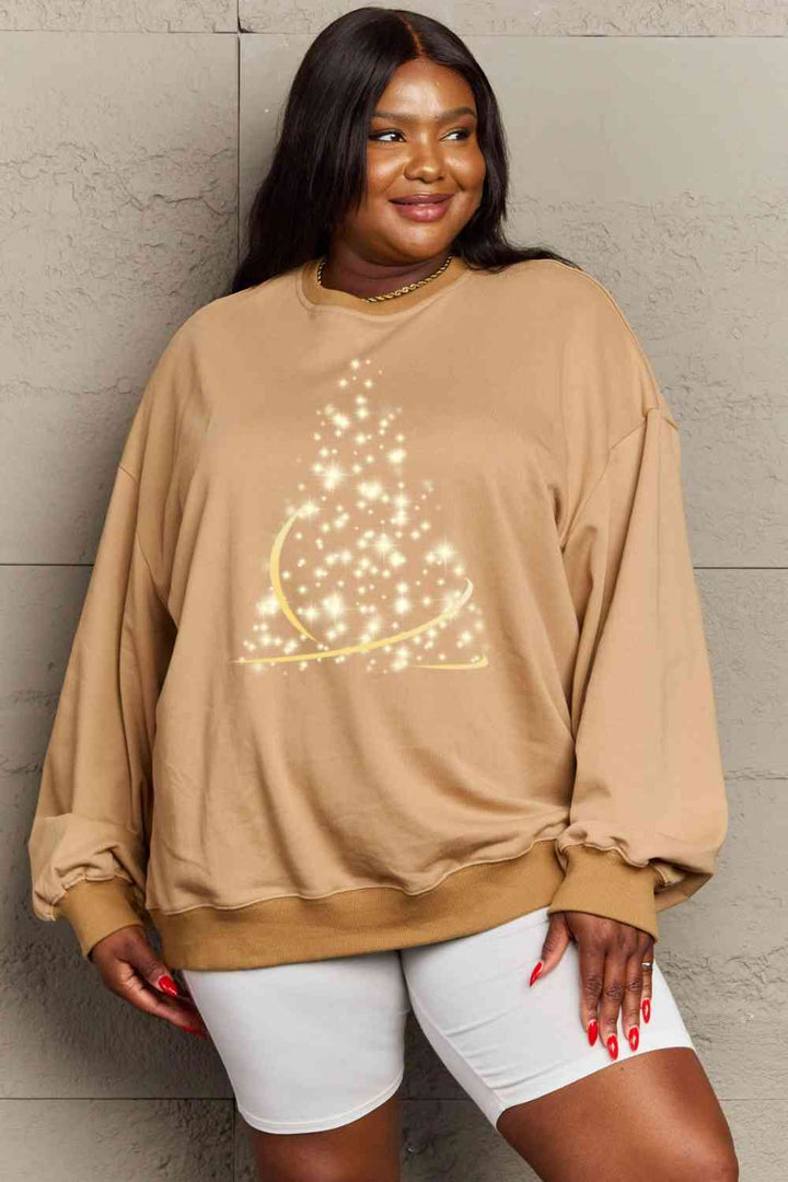 Simply Love Full Size Graphic Round Neck Sweatshirt |1mrk.com