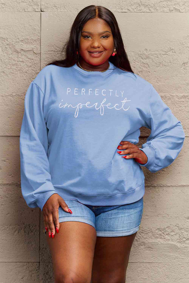 Simply Love Full Size Graphic Round Neck Sweatshirt |1mrk.com