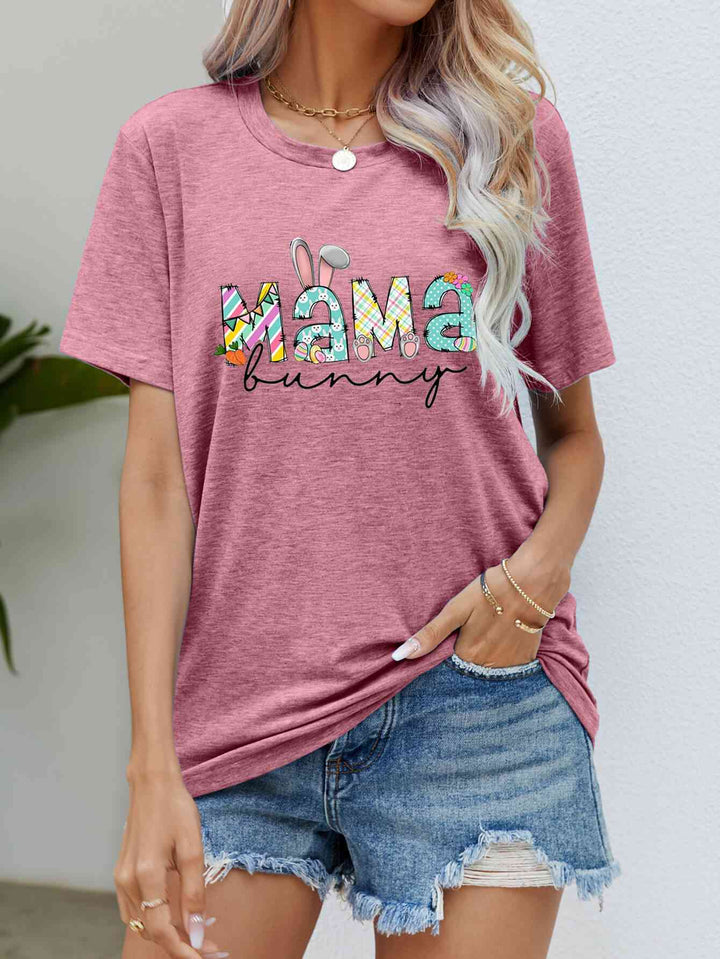 MAMA BUNNY Easter Graphic Tee | 1mrk.com