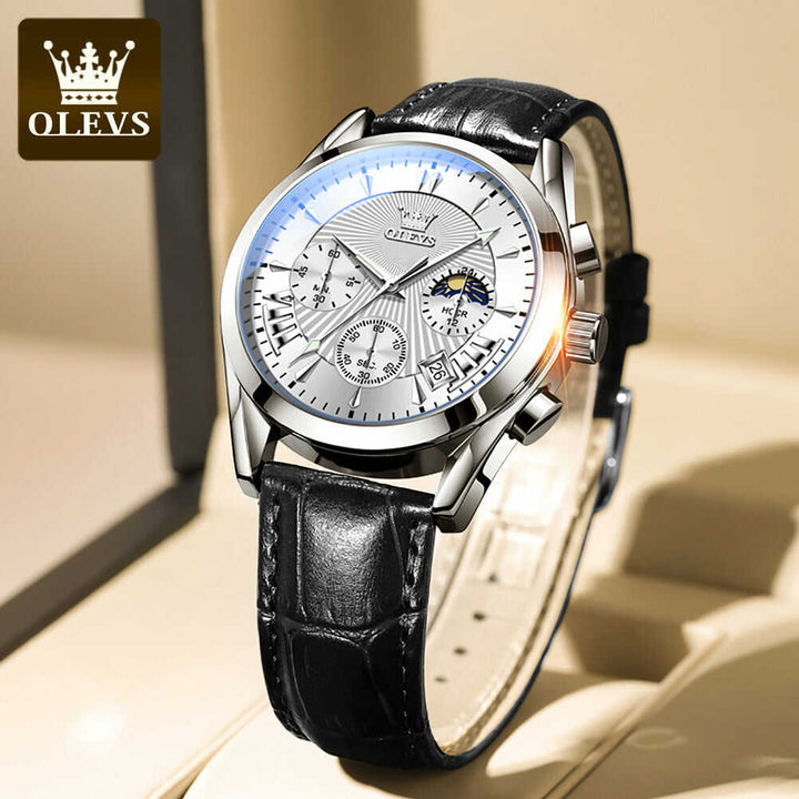 Olevs 2876 Wristwatches Luxury Brand Men Waterproof Quartz Men Olevs