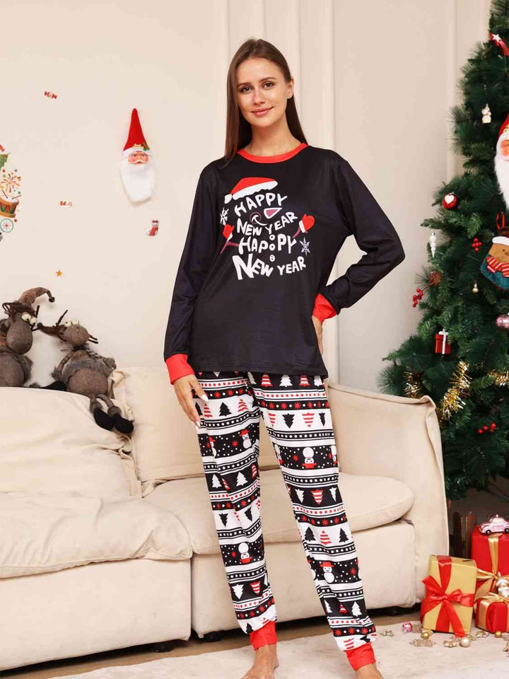 Full Size Graphic Top and Pants Set | 1mrk.com