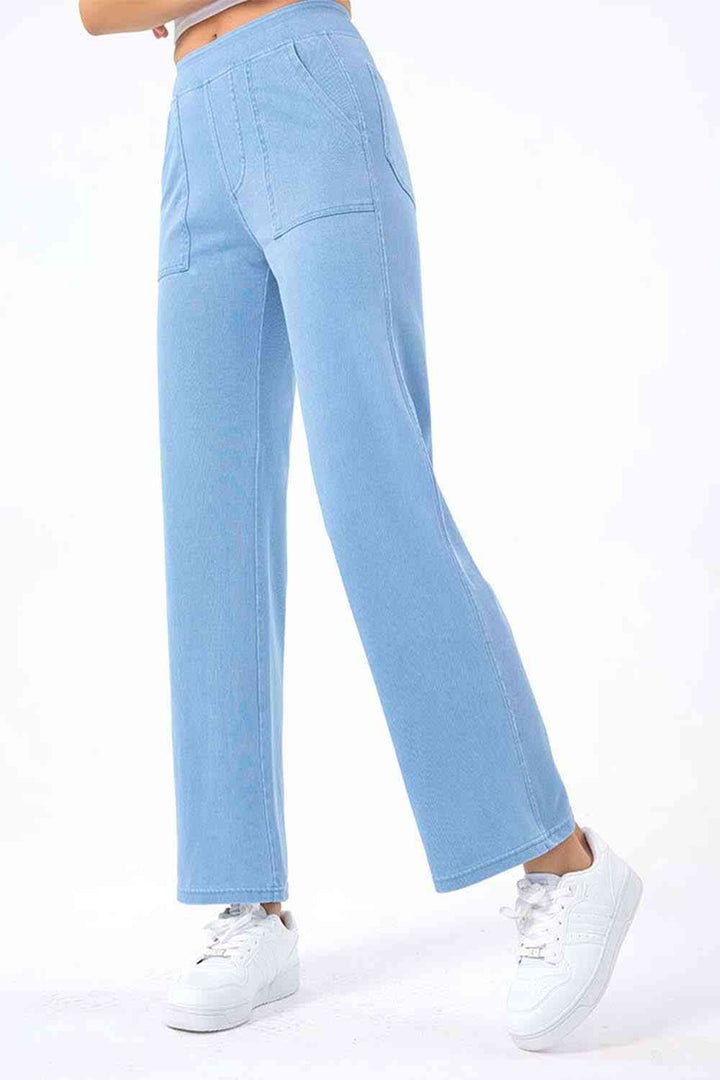 Pocketed Long Jeans | 1mrk.com