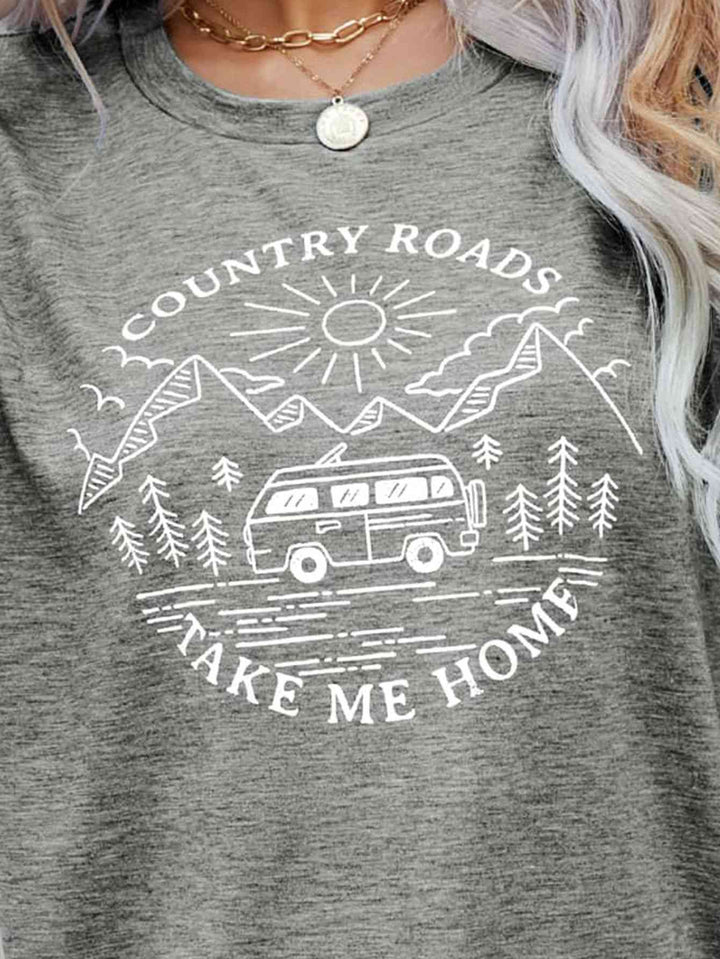 COUNTRY ROADS TAKE ME HOME Graphic Tee | 1mrk.com