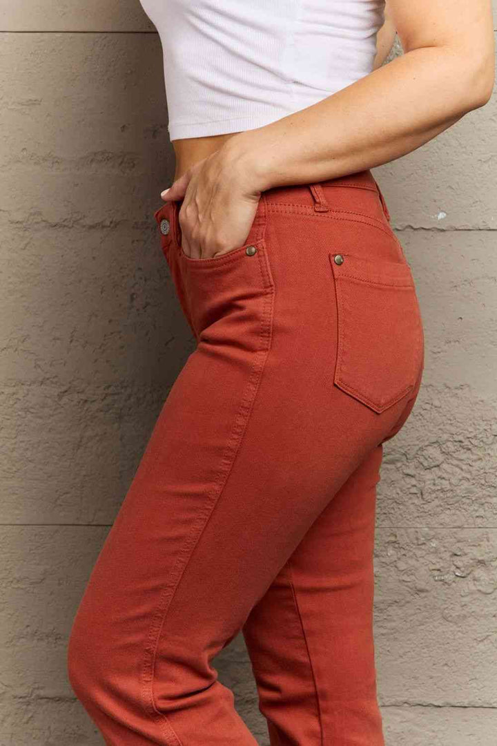 Judy Blue Olivia Full Size Mid Rise Slim Bootcut Jeans | 1mrk.com