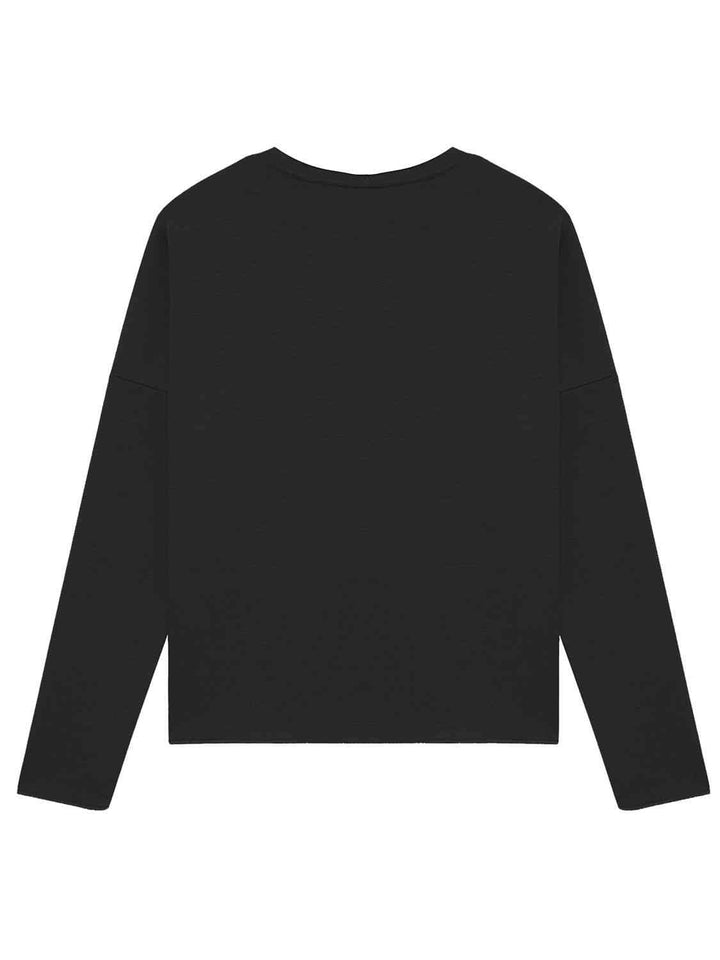 Full Size Graphic Round Neck Sweatshirt |1mrk.com