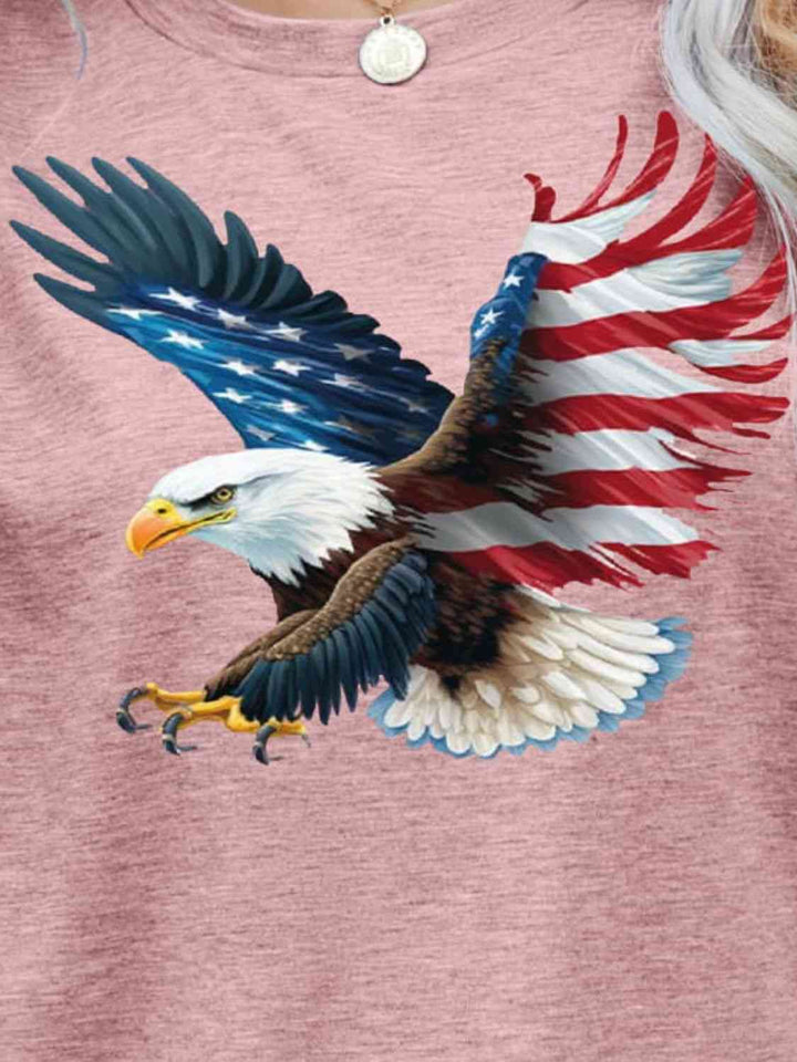 US Flag Eagle Graphic Tee | 1mrk.com