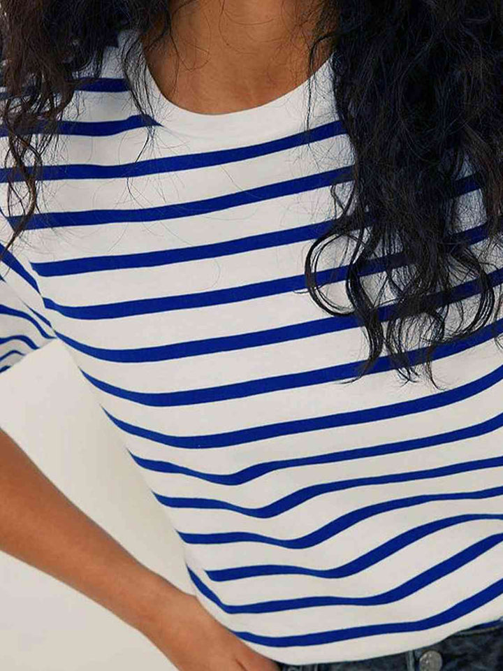 Striped Short Sleeve T-Shirt | 1mrk.com