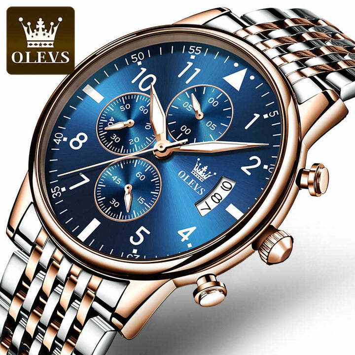 OLEVS 2869 Brand Fashion Men Business Quartz Wrist Watch | 1mrk.com