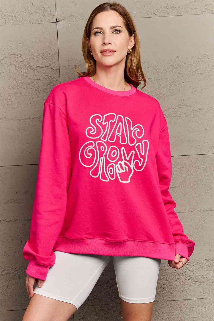 Simply Love Full Size Graphic Sweatshirt |1mrk.com