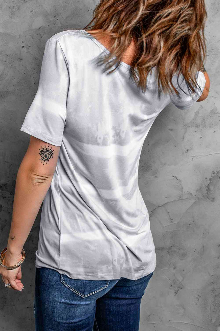 Tie-Dye Henley T-Shirt | 1mrk.com