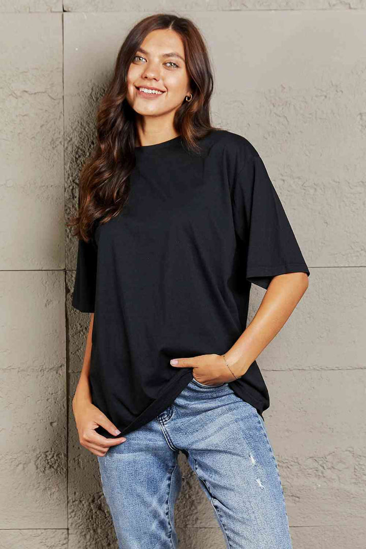 Round Neck Short Sleeve T-Shirt | 1mrk.com