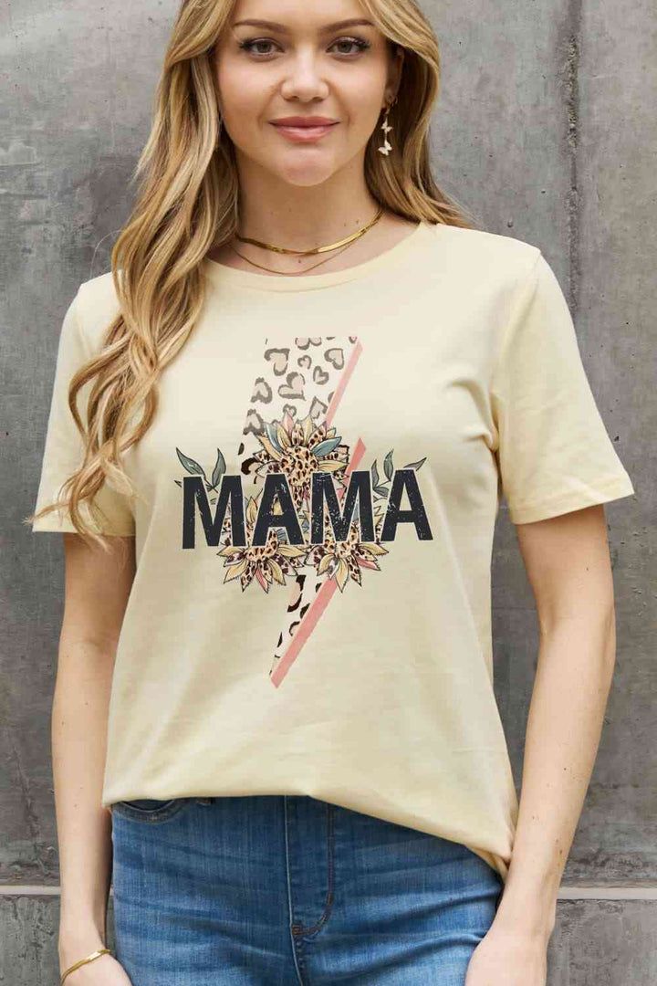 Simply Love Full Size MAMA Graphic Cotton Tee | 1mrk.com