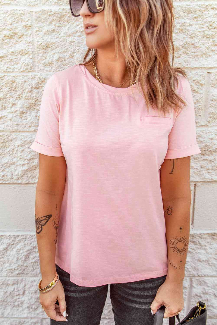 Just For You Cuffed Sleeve T-Shirt | 1mrk.com