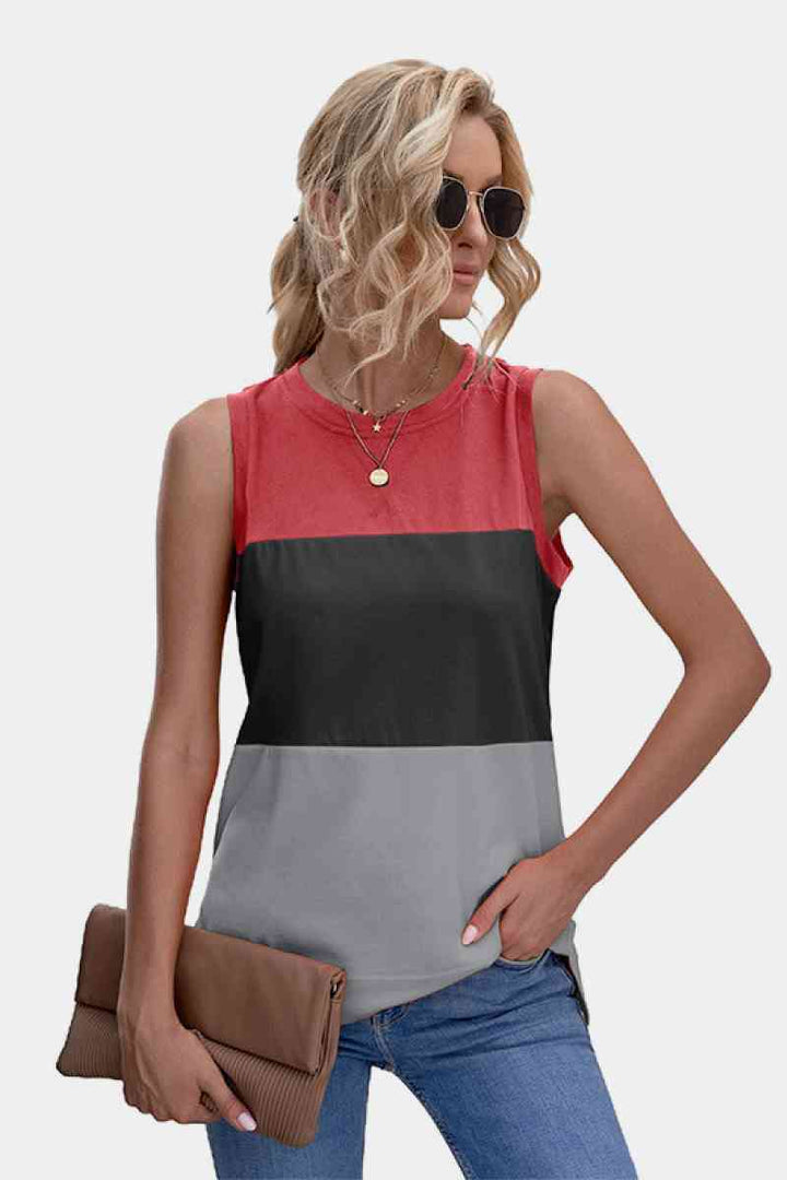 Color Block Tank Top | 1mrk.com