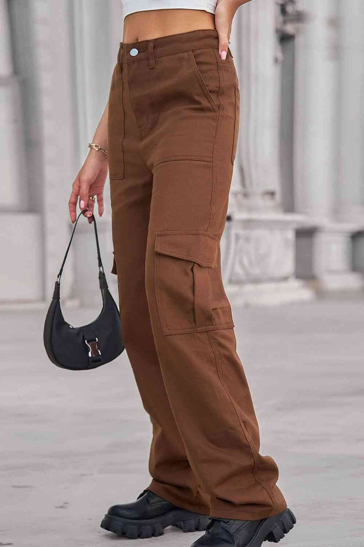 Baeful Long Straight Leg Jeans with Pockets | 1mrk.com