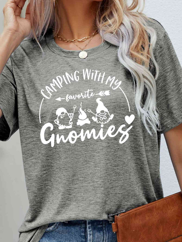 CAMPING WITH MY FAVORITE GNOMIES Graphic Tee | 1mrk.com