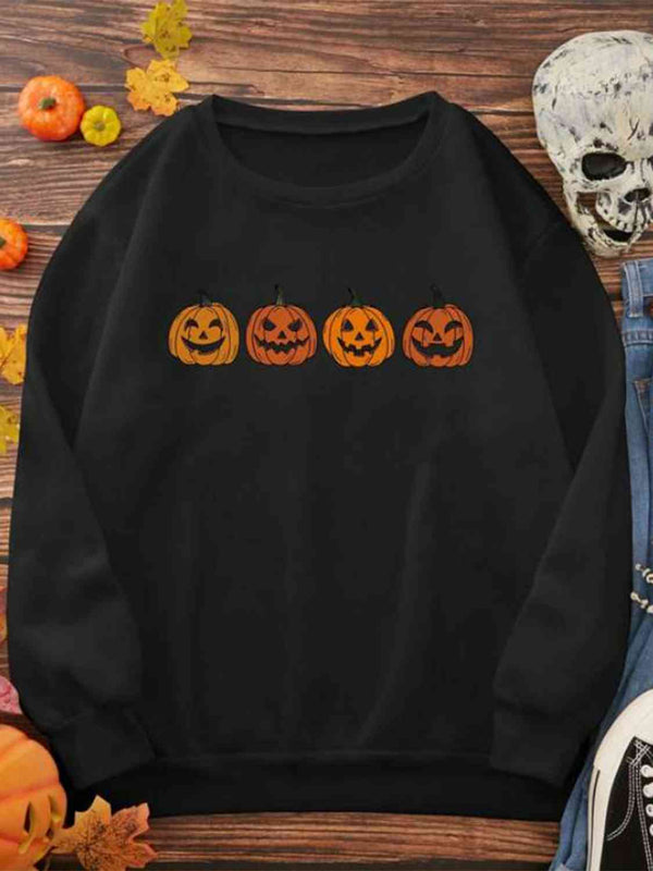 Simply Love Full Size Jack-O'-Lantern Graphic T-Shirt |1mrk.com