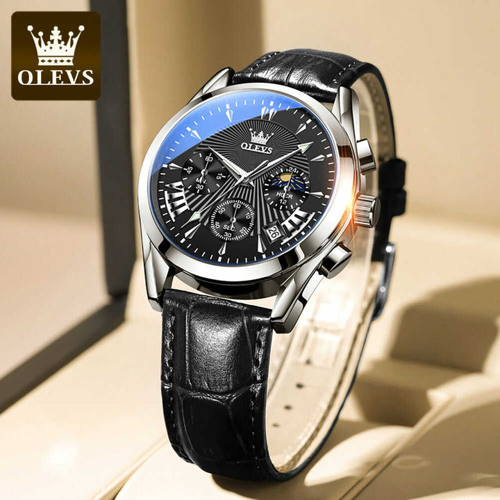 Olevs 2876 Wristwatches Luxury Brand Men Waterproof Quartz Men Olevs
