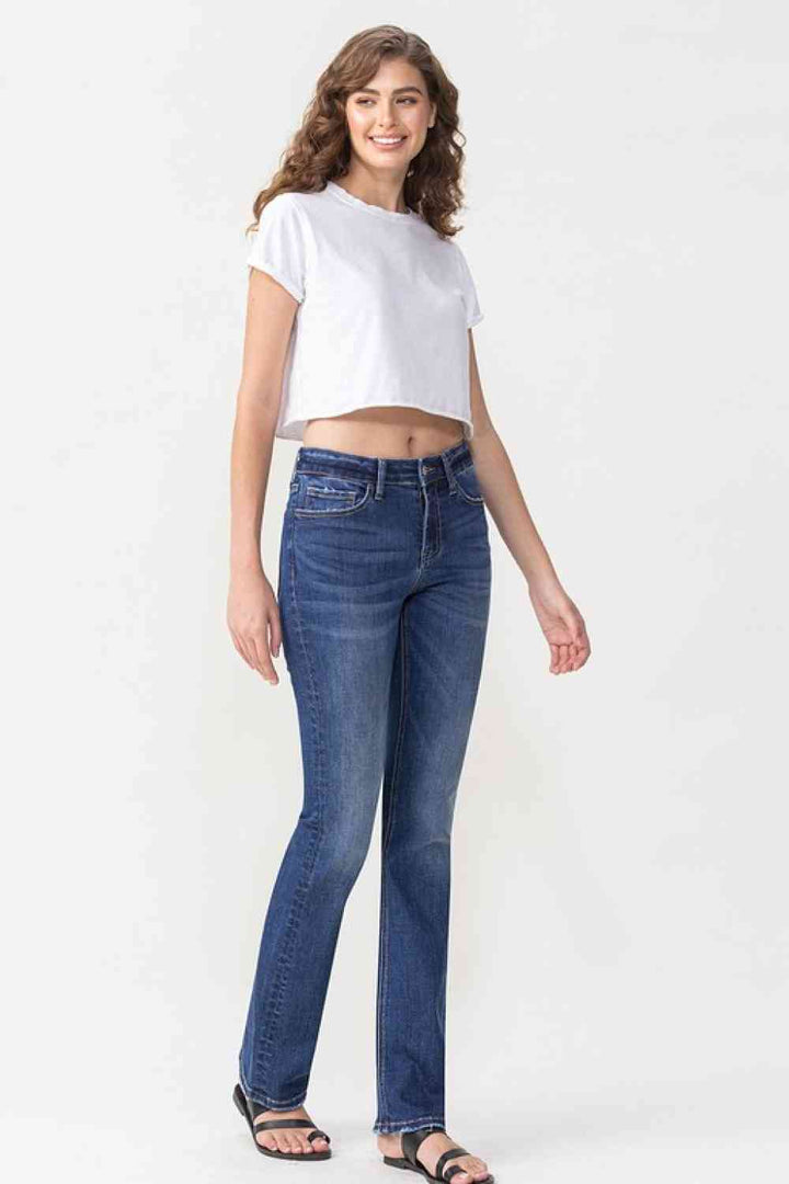 Lovervet Full Size Rebecca Midrise Bootcut Jeans | 1mrk.com