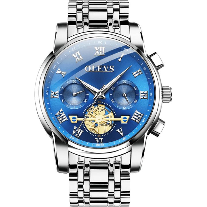 OLEVS 2859 Wristwatches Man Quartz Fashion Business Waterproof Stainless | 1mrk.com