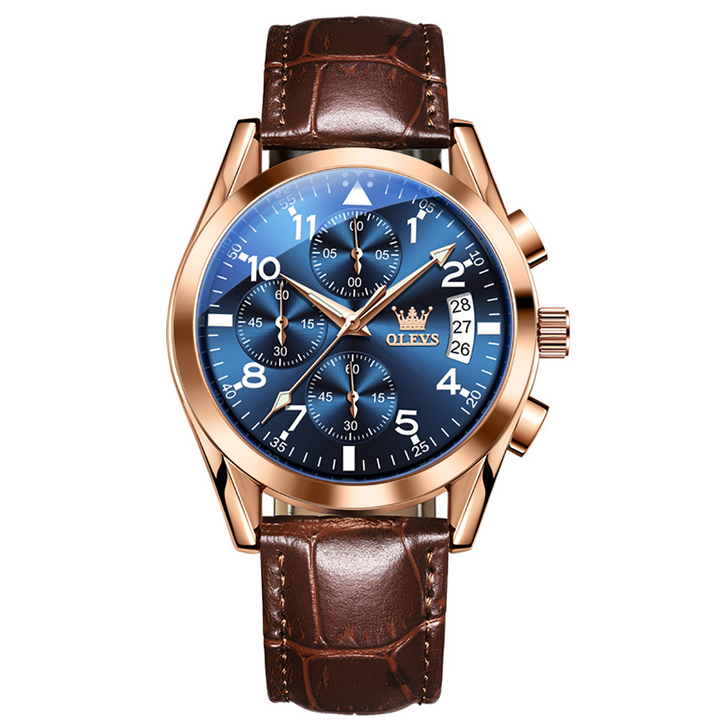 OLEVS 2878 Watches Men Luxury Sports Watches Black Silicone Strap Quartz OLEVS