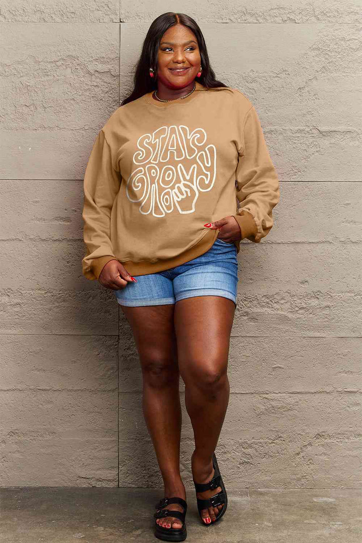 Simply Love Full Size Graphic Sweatshirt |1mrk.com