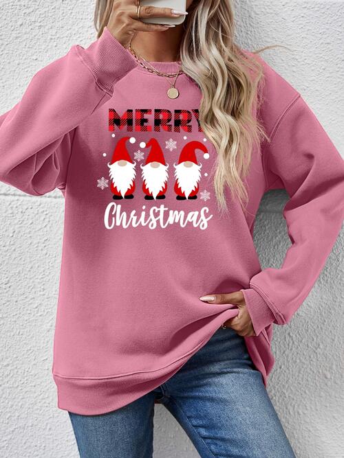 MERRY CHRISTMAS Long Sleeve Sweatshirt |1mrk.com