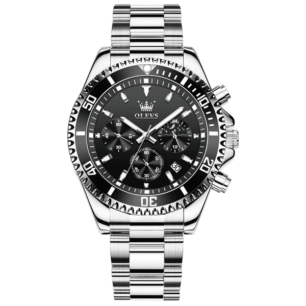 OLEVS 2870 watches Wrist Analogue Luxury Crescent Steel | 1mrk.com