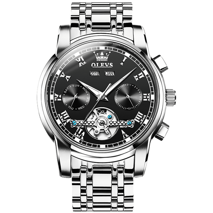 OLEVS 6607 Fashion Sport Men Watches Multiple Time Zone Relogio OLEVS