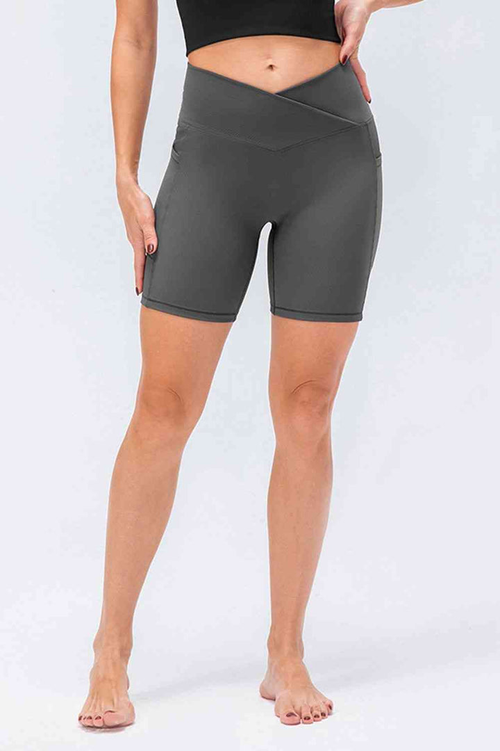 Slim Fit V-Waistband Sports Shorts |1mrk.com