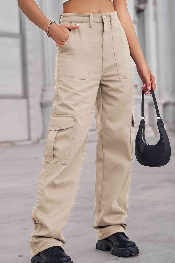 Baeful Long Straight Leg Jeans with Pockets | 1mrk.com