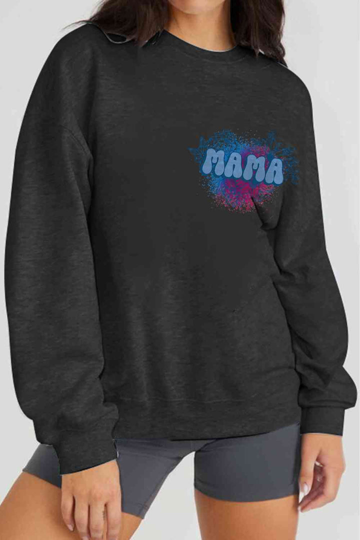 Simply Love Simply Love Full Size MAMA Graphic Sweatshirt |1mrk.com