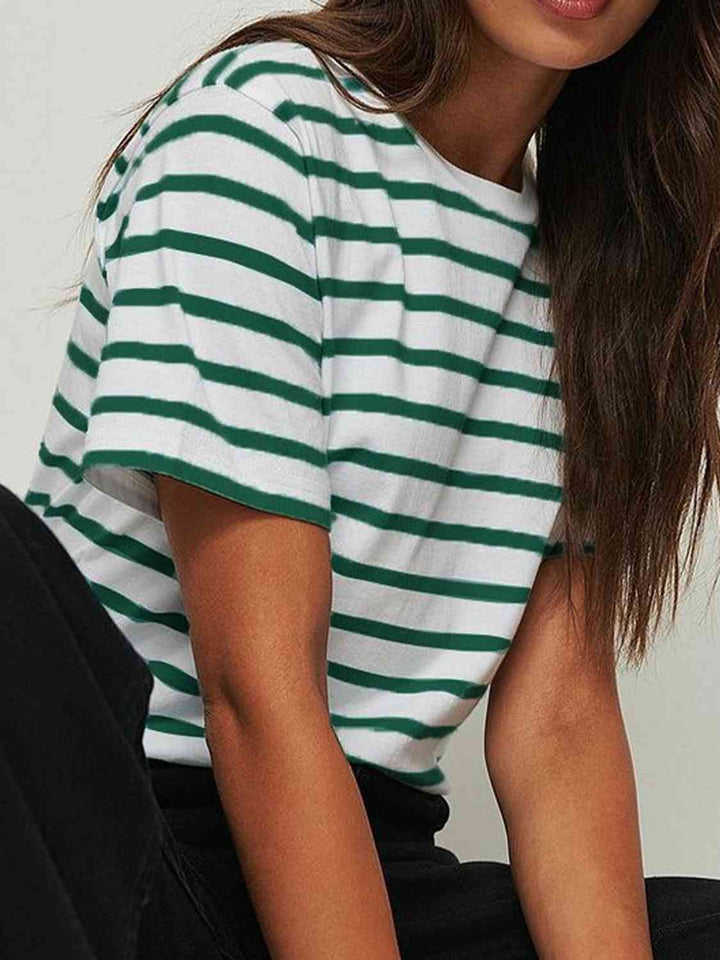 Striped Short Sleeve T-Shirt | 1mrk.com