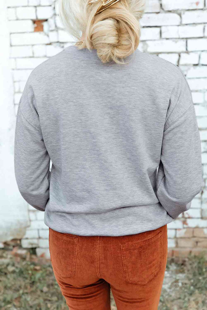 LUCKY Dropped Shoulder Sweatshirt |1mrk.com