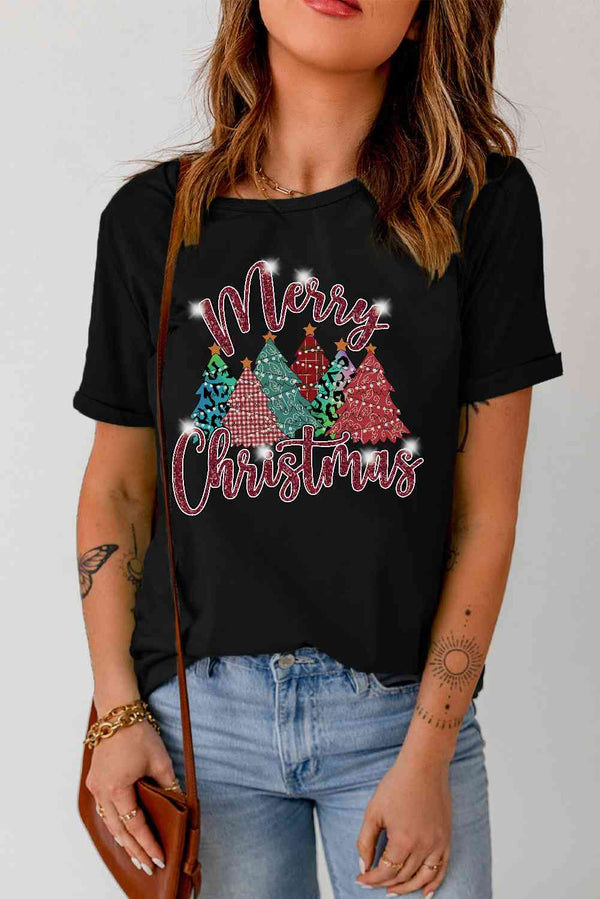 MERRY CHRISTMAS Graphic T-Shirt | 1mrk.com