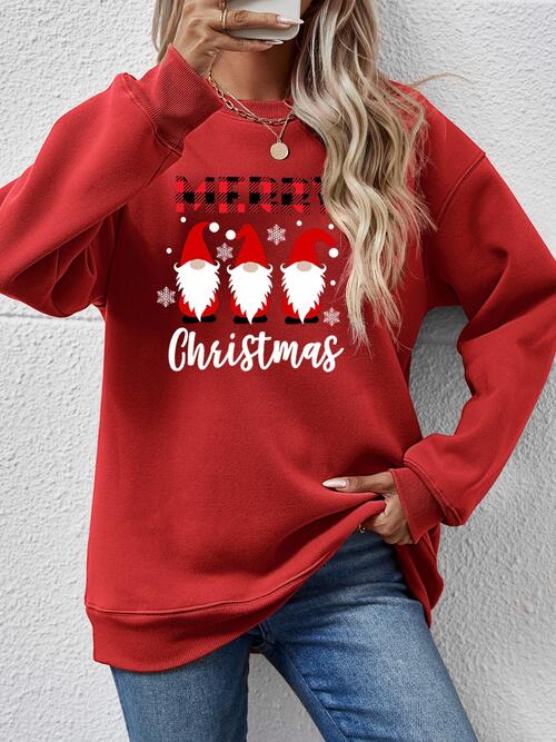 MERRY CHRISTMAS Long Sleeve Sweatshirt |1mrk.com