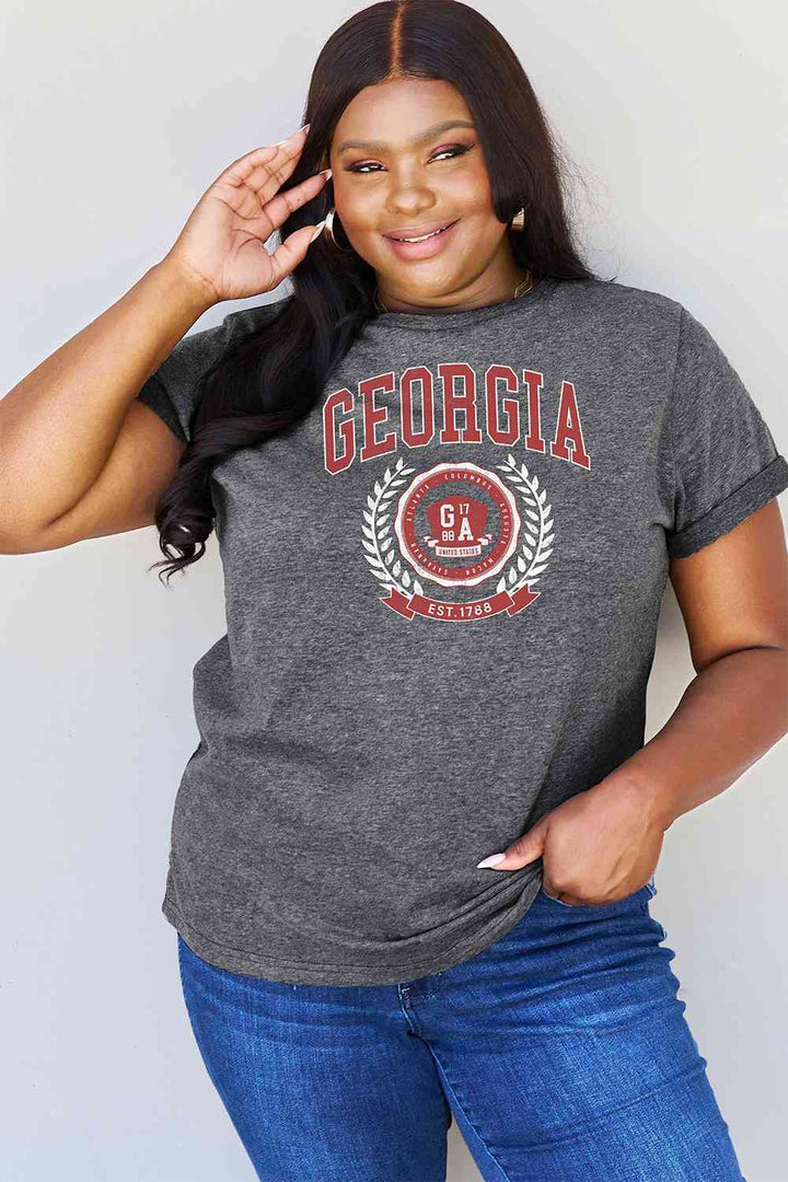 Simply Love Full Size GEORGIA Graphic T-Shirt | 1mrk.com